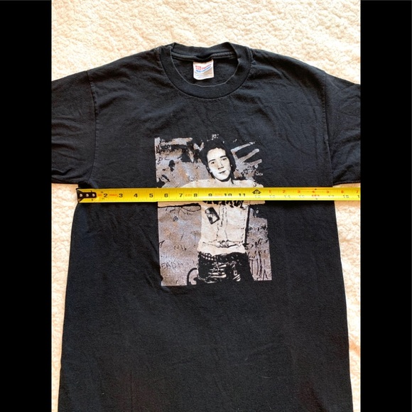 Vintage Black Graphic T-shirt Destroy Size S - Picture 6 of 7